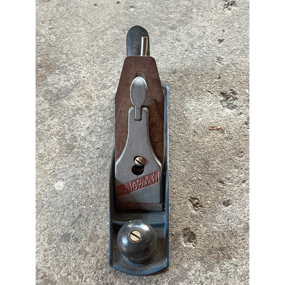 Vintage Stanley‎ Handyman Wood Plane Blue Bench Tool Restoration Project